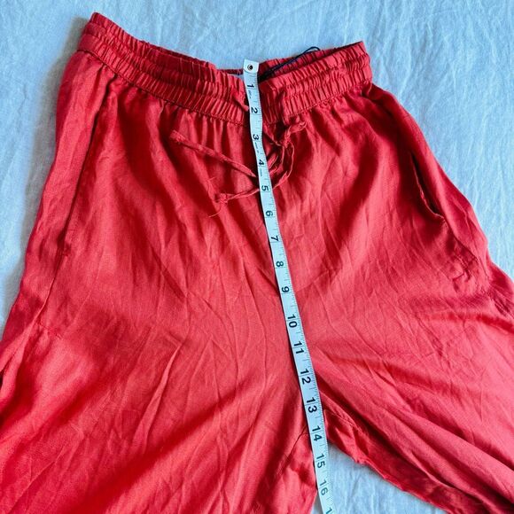 Onia NWT Chole Wide Pants in Spanish Red - Picture 10 of 11